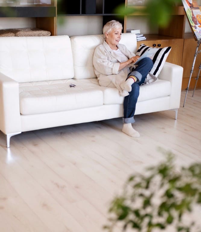 Luxury vinyl Living room