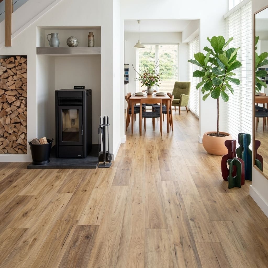 Rental property with vinyl floor